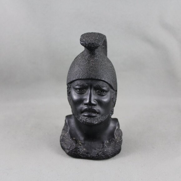 Vintage Coco Joe Tiki Bust - King Kamehameha Bust - Made with Lava - Picture 1 of 8